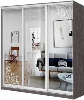 Шкаф-купе ХИТ 24-18-656 ОРНАМЕНТ в Лысьве - lysva.mebel24.online | фото