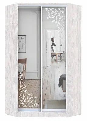 Шкаф-купе ХИТ-У-L-24-64-66 ОРНАМЕНТ в Лысьве - lysva.mebel24.online | фото