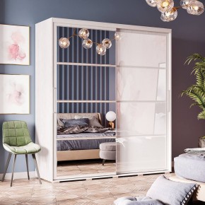 Шкаф-купе Крафт-6 1.6 м ШКК-06 (ясень белый) в Лысьве - lysva.mebel24.online | фото