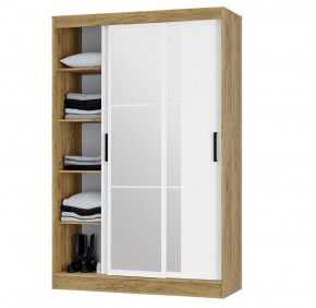Шкаф-купе Тайм ШКК-03 (крафт/белый) в Лысьве - lysva.mebel24.online | фото 3