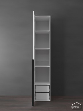 Шкаф Linnea MHR-1-3 2050х400х510 (Белый-М 11.1.2) в Лысьве - lysva.mebel24.online | фото 7