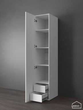 Шкаф Linnea MHR-1PO-4 2050х400х510 (Белый-М 11.1.2) в Лысьве - lysva.mebel24.online | фото 4
