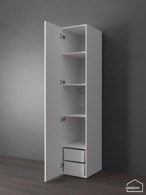 Шкаф Linnea MHR-1PO-4 2050х400х510 (Белый-М 11.1.2) в Лысьве - lysva.mebel24.online | фото 5