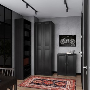 Шкаф МАКС двухстворчатый, цвет Дуб Венге в Лысьве - lysva.mebel24.online | фото 4