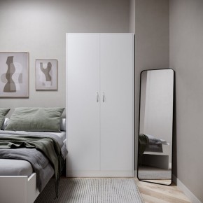 Шкаф ПЕГАС двухдверный, цвет белый в Лысьве - lysva.mebel24.online | фото 4