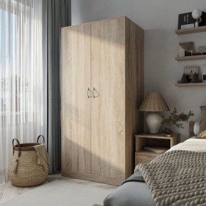 Шкаф ПЕГАС двухдверный, цвет Дуб Сонома в Лысьве - lysva.mebel24.online | фото 4