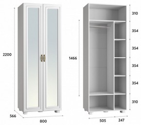 Шкаф платяной Монблан МБ-26К в Лысьве - lysva.mebel24.online | фото 3