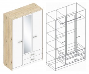Шкаф "Милана" 3-х створчатый с 2 ящиками в Лысьве - lysva.mebel24.online | фото 3