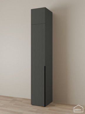 Шкаф с антресолью Linnea MHR-1A-2 2450х400х510 (Графит-М 11.1.25) в Лысьве - lysva.mebel24.online | фото 1