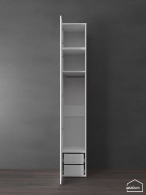 Шкаф с антресолью Linnea MHR-1POA-3 2450х400х510 (Белый-М 11.1.1) в Лысьве - lysva.mebel24.online | фото 5
