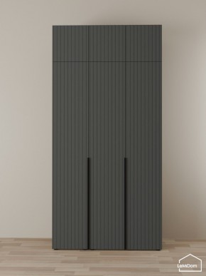 Шкаф с антресолью Linnea MHR-3A-2 2450х1200х510 (Графит-М 11.1.25) в Лысьве - lysva.mebel24.online | фото 1