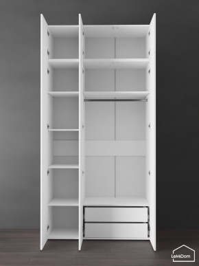 Шкаф с антресолью Linnea MHR-3POA-2 2450х1200х510 (Белый-М 11.1.2) в Лысьве - lysva.mebel24.online | фото 6