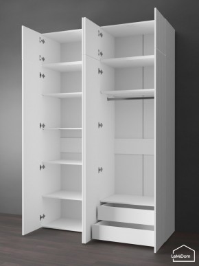 Шкаф с антресолью Linnea MHR-4POA-2 2450х1600х510 (Белый-М 11.1.1) в Лысьве - lysva.mebel24.online | фото 6