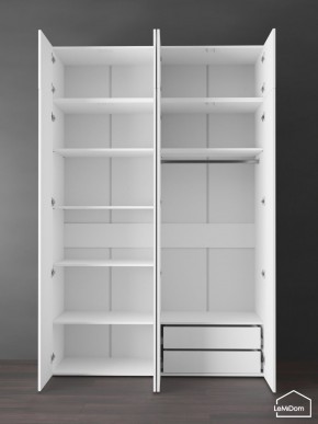 Шкаф с антресолью Linnea MHR-4POA-2 2450х1600х510 (Белый-М 11.1.2) в Лысьве - lysva.mebel24.online | фото 5