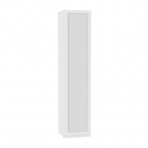 Шкаф с зеркалом R-198х45х45-2-PO-M (Риал) Белый в Лысьве - lysva.mebel24.online | фото