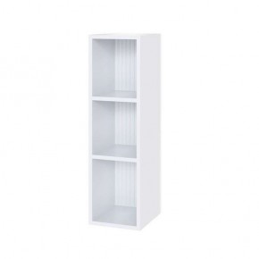 Шкаф Сириния навесной открытый белый/МДФ белый снег в Лысьве - lysva.mebel24.online | фото