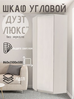 Шкаф угловой Дуэт Люкс без зеркала в Лысьве - lysva.mebel24.online | фото