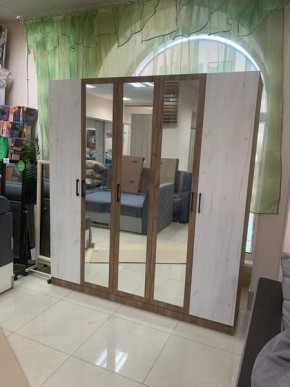 Шкаф Вегас 2000 Дуб крафт табачный/Дуб крафт белый в Лысьве - lysva.mebel24.online | фото 3