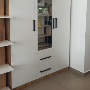 Спальный гарнитур Евро (модульный) Крафт/Белый в Лысьве - lysva.mebel24.online | фото 30