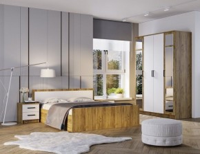 Спальный гарнитур Евро (модульный) Крафт/Белый в Лысьве - lysva.mebel24.online | фото 8