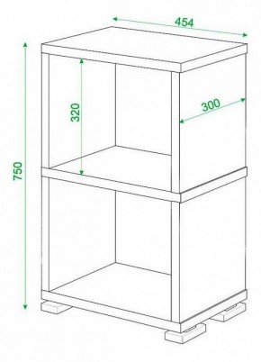 Стеллаж Домино СБ-15/2 в Лысьве - lysva.mebel24.online | фото 2