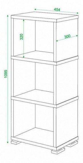 Стеллаж Домино СБ-15/3 в Лысьве - lysva.mebel24.online | фото 2