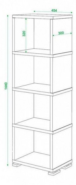 Стеллаж Домино СБ-15/4 в Лысьве - lysva.mebel24.online | фото 3