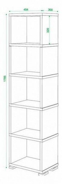 Стеллаж Домино СБ-15/5 в Лысьве - lysva.mebel24.online | фото 3