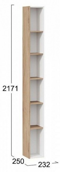 Стеллаж-колонка Порто ТД-393.07.25 в Лысьве - lysva.mebel24.online | фото 5