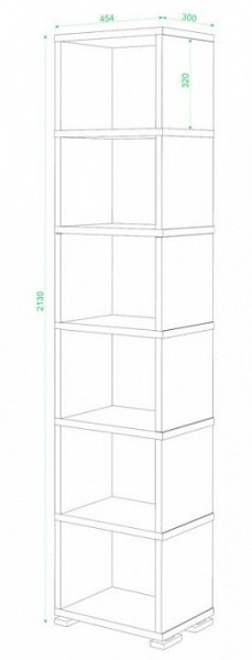 Стеллаж-колонка СБ-15/6 в Лысьве - lysva.mebel24.online | фото 2