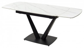 Стол ALATRI 120 MATT WHITE MARBLE SOLID CERAMIC / BLACK, ®DISAUR в Лысьве - lysva.mebel24.online | фото 10