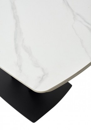Стол ALATRI 120 MATT WHITE MARBLE SOLID CERAMIC / BLACK, ®DISAUR в Лысьве - lysva.mebel24.online | фото 11