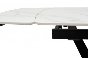 Стол ALATRI 120 MATT WHITE MARBLE SOLID CERAMIC / BLACK, ®DISAUR в Лысьве - lysva.mebel24.online | фото 5