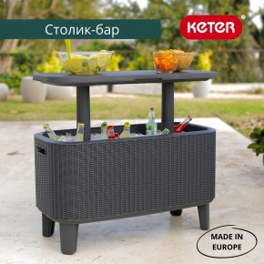 Стол Беви Бар (Bevy Bar Large Cool Bar), графит в Лысьве - lysva.mebel24.online | фото 1