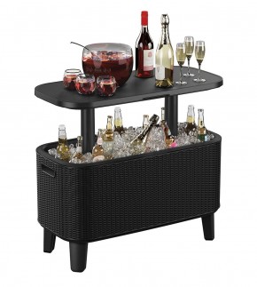 Стол Беви Бар (Bevy Bar Large Cool Bar), графит в Лысьве - lysva.mebel24.online | фото 3