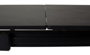 Стол CORNER 120 MATT BLACK MARBLE SOLID CERAMIC / BLACK, ®DISAUR в Лысьве - lysva.mebel24.online | фото 1