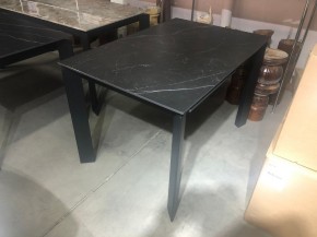 Стол CORNER 120 MATT BLACK MARBLE SOLID CERAMIC / BLACK, ®DISAUR в Лысьве - lysva.mebel24.online | фото 10