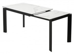Стол CORNER 120 MATTE STATUARIO Белый мрамор матовый керамика, стекло/ черный каркас, ®DISAUR в Лысьве - lysva.mebel24.online | фото 4