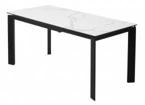 Стол CORNER 120 MATTE STATUARIO Белый мрамор матовый керамика, стекло/ черный каркас, ®DISAUR в Лысьве - lysva.mebel24.online | фото 5