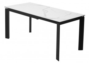 Стол CORNER 120 MATTE STATUARIO Белый мрамор матовый керамика, стекло/ черный каркас, ®DISAUR в Лысьве - lysva.mebel24.online | фото 6