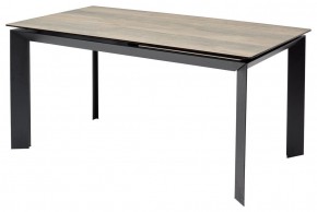 Стол CREMONA 180 KL-61 Под дерево, итальянская керамика / черный каркас, ®DISAUR в Лысьве - lysva.mebel24.online | фото 5