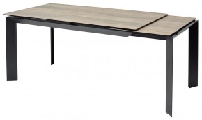 Стол CREMONA 180 KL-61 Под дерево, итальянская керамика / черный каркас, ®DISAUR в Лысьве - lysva.mebel24.online | фото 7