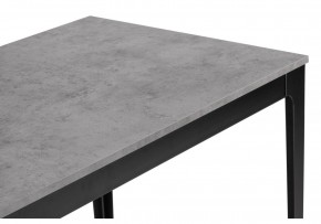 Стол деревянный Айленд 110(155)х68х76 бетон чикаго светло-серый / черный в Лысьве - lysva.mebel24.online | фото 6