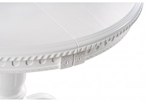 Стол деревянный Долерит 90(120)х90х76 белый / белый в Лысьве - lysva.mebel24.online | фото 7