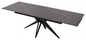 Стол FORIO 160 MATT BLACK MARBLE SOLID CERAMIC / BLACK, ®DISAUR в Лысьве - lysva.mebel24.online | фото 5