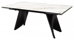 Стол IVAR 180 MARBLES KL-188 Контрастный мрамор, итальянская керамика, ®DISAUR в Лысьве - lysva.mebel24.online | фото 1