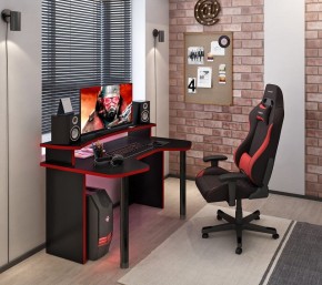 Стол компьютерный Домино Lite СКЛ-Игр120+НКИЛ120 в Лысьве - lysva.mebel24.online | фото 2
