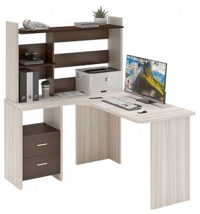 Стол компьютерный Домино Lite СКЛ-Угл130+НКЛ-120 в Лысьве - lysva.mebel24.online | фото 2