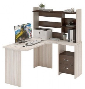 Стол компьютерный Домино Lite СКЛ-Угл130+НКЛ-120 в Лысьве - lysva.mebel24.online | фото 2