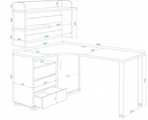 Стол компьютерный Домино нельсон СР-145М в Лысьве - lysva.mebel24.online | фото 2